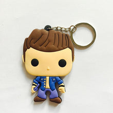Load image into Gallery viewer, Suicide Squad Marvel Wonder Woman PVC keychain Supernatural deadpool fashion funny pendant key chain Jewelry Chaveiros Llaveros