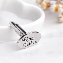 Load image into Gallery viewer, Trendy father brother of the groom son best friends usher god page boy wedding cufflinks for men cufflinks buttons gifts jewelry