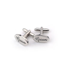 Load image into Gallery viewer, Trendy father brother of the groom son best friends usher god page boy wedding cufflinks for men cufflinks buttons gifts jewelry
